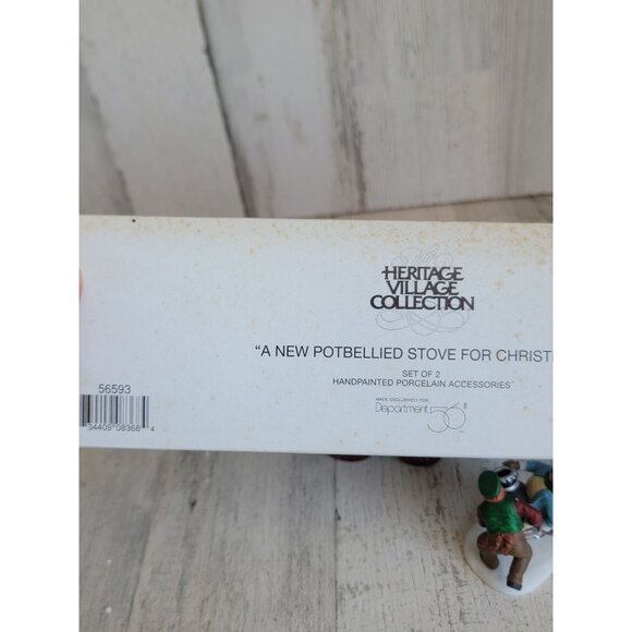 Dept 56 56593 A new potbellied stove for christmas heritage village accessory xm - Picture 8 of 8